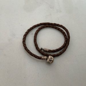 Leather pandora bracelet